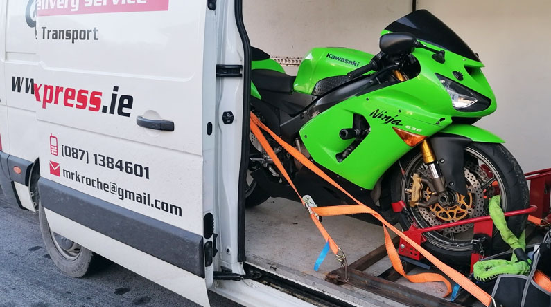 motorcyclexpres fermoy motorbike transport service fermoy cork ireland