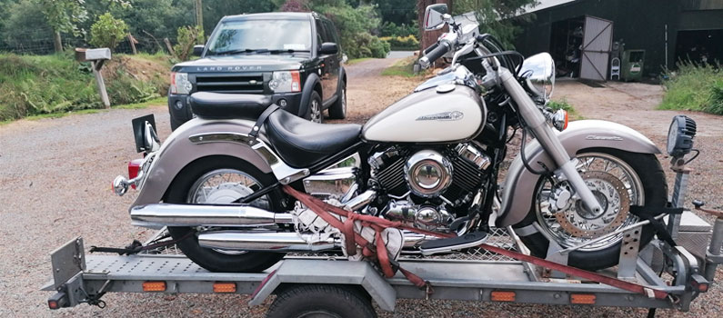  motorbike transport service fermoy cork ireland